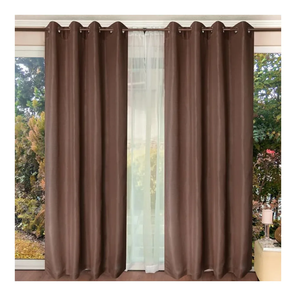 Set 8 Piezas Cortinas Tabatha Argollas Doral