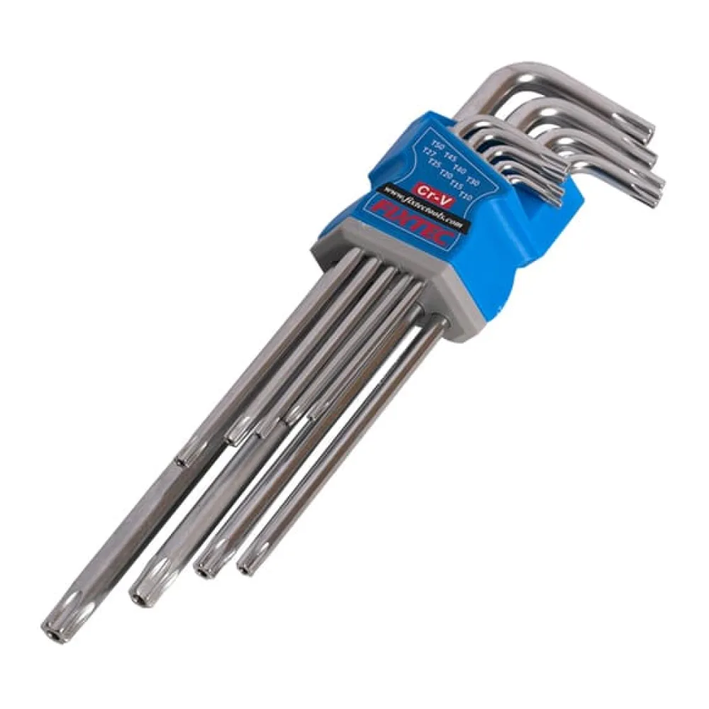 Set 9 Piezas Llave Torx T10-T50 Larga FHHK2009 Fixtec