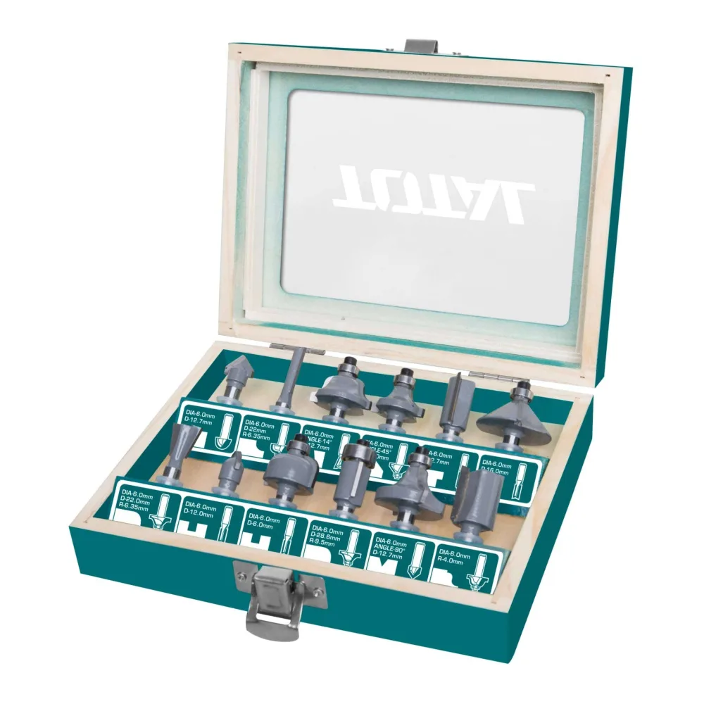 Set Fresas 8MM Total 12 Pzas TACSR1121