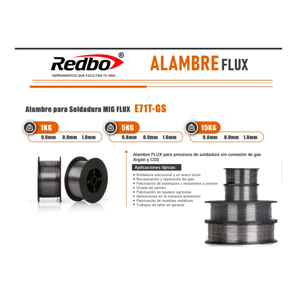 Sold.mig Redbo 0.8 Rollo de 1 Kilo E0002