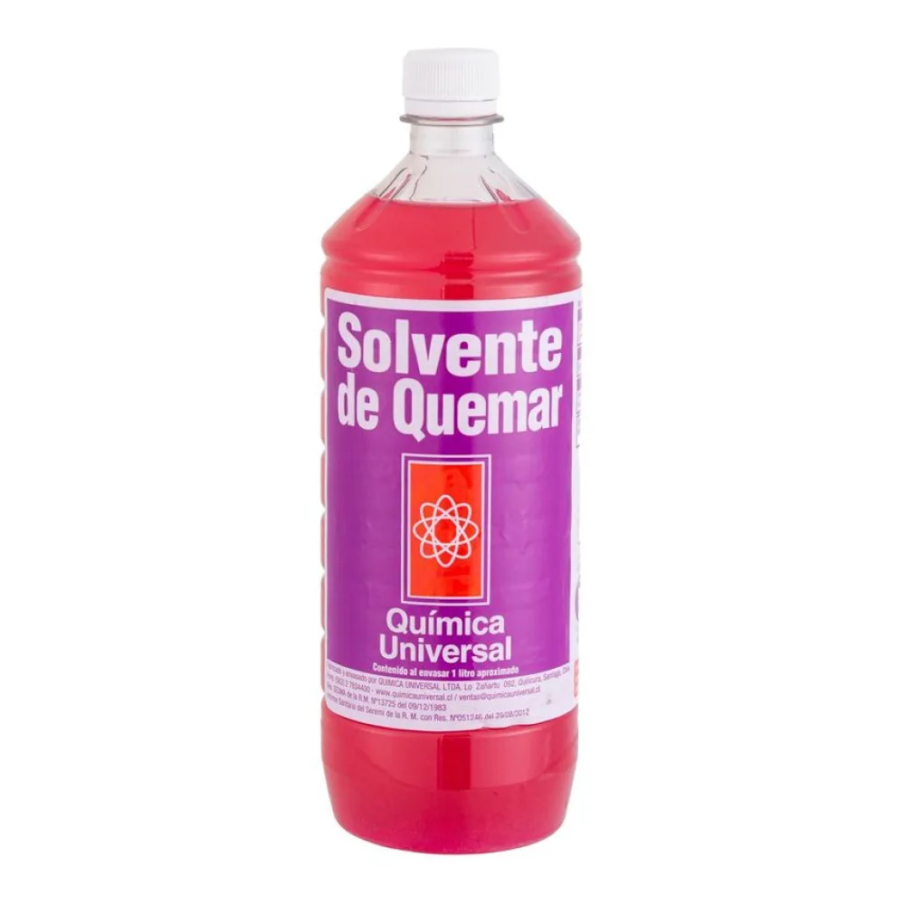 Solvente de Quemar 1 Lt Quimica Universal