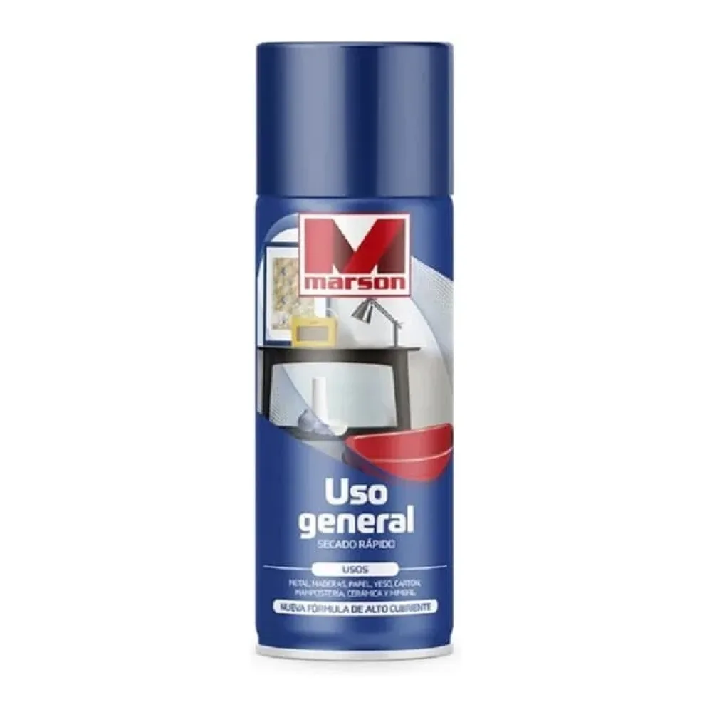 Spray Esmalte Azul Pacifico 350 Ml Uso General Marson