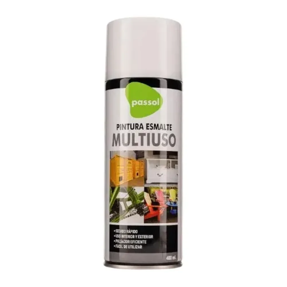 Spray Esmalte Secado Rápido Blanco 400ML Passol