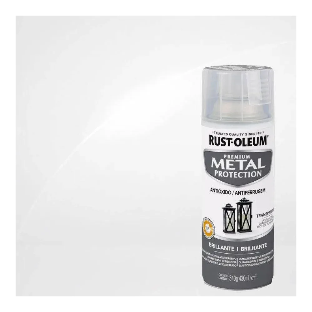 Spray Rust-ol. Esmalte Anticorr Transp. Brill 340G Rust-oleum