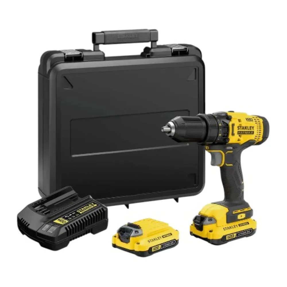 Taladro Atornillador Inalámbrico 20V SCD700C2K Stanley