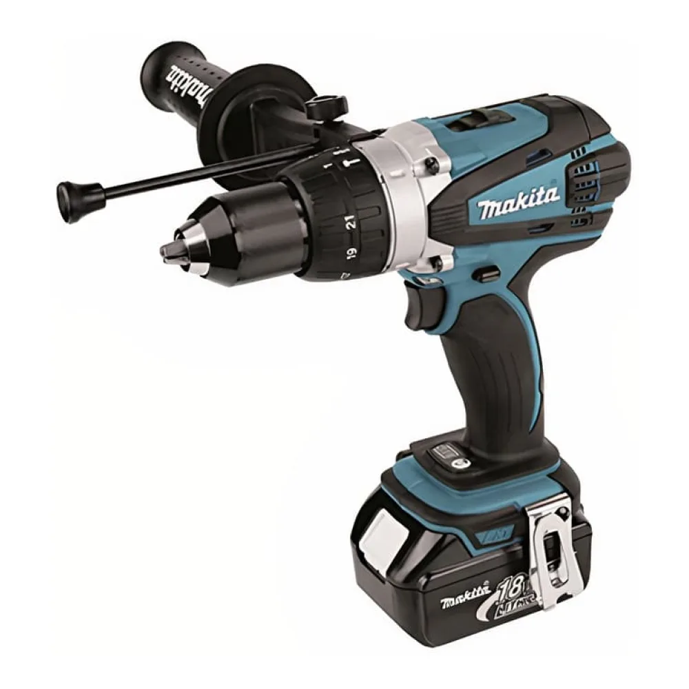 Taladro Percutor 13 Mm Inalámbrico DHP458RFE Makita