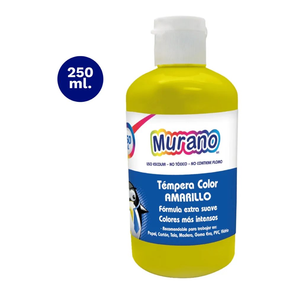 Tempera 250 Ml Amarillo Murano