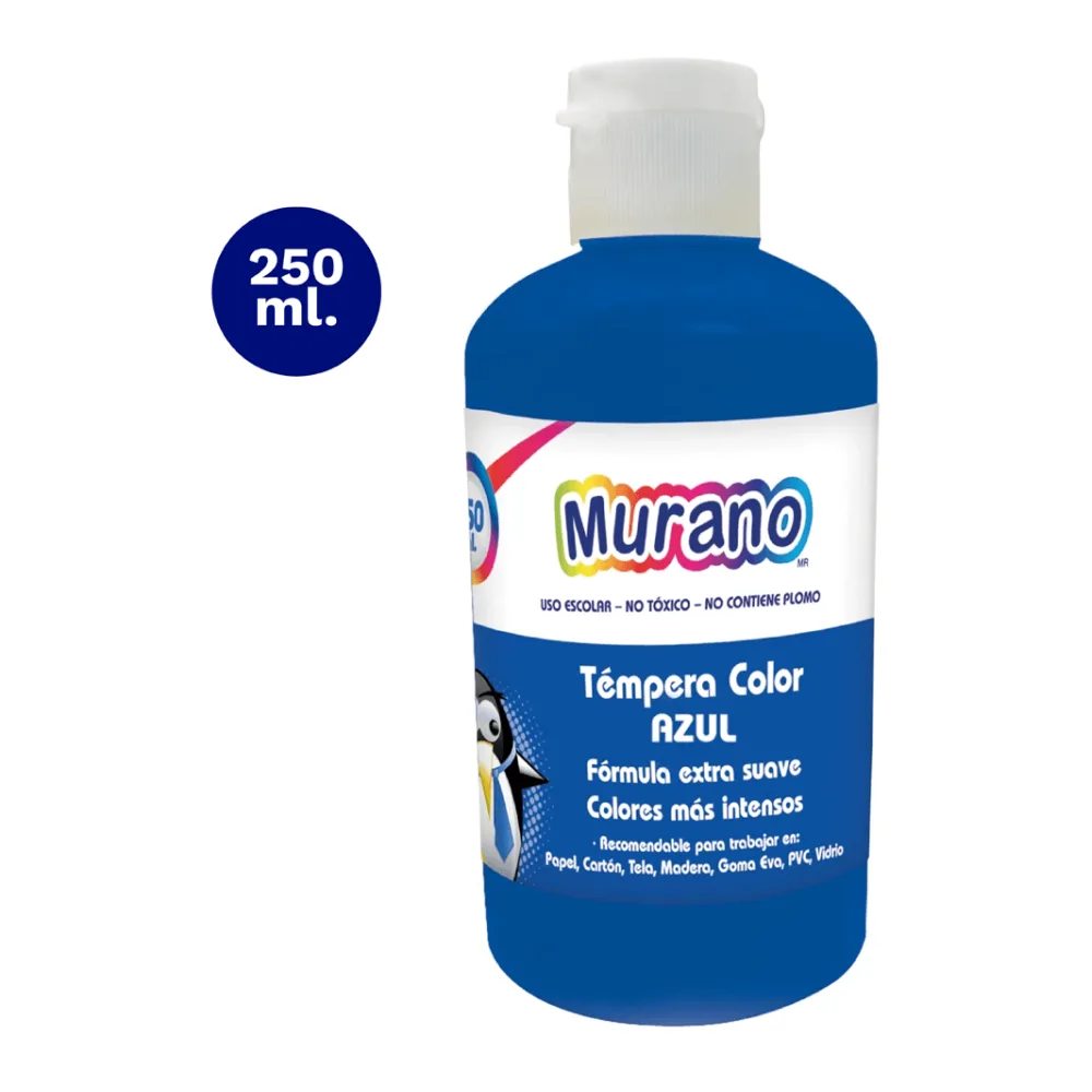 Tempera 250 Ml Azul Murano