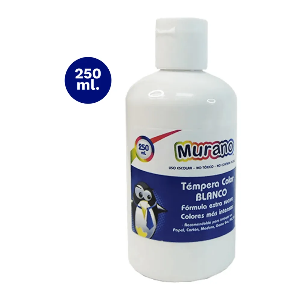 Tempera 250 Ml Blanco Murano
