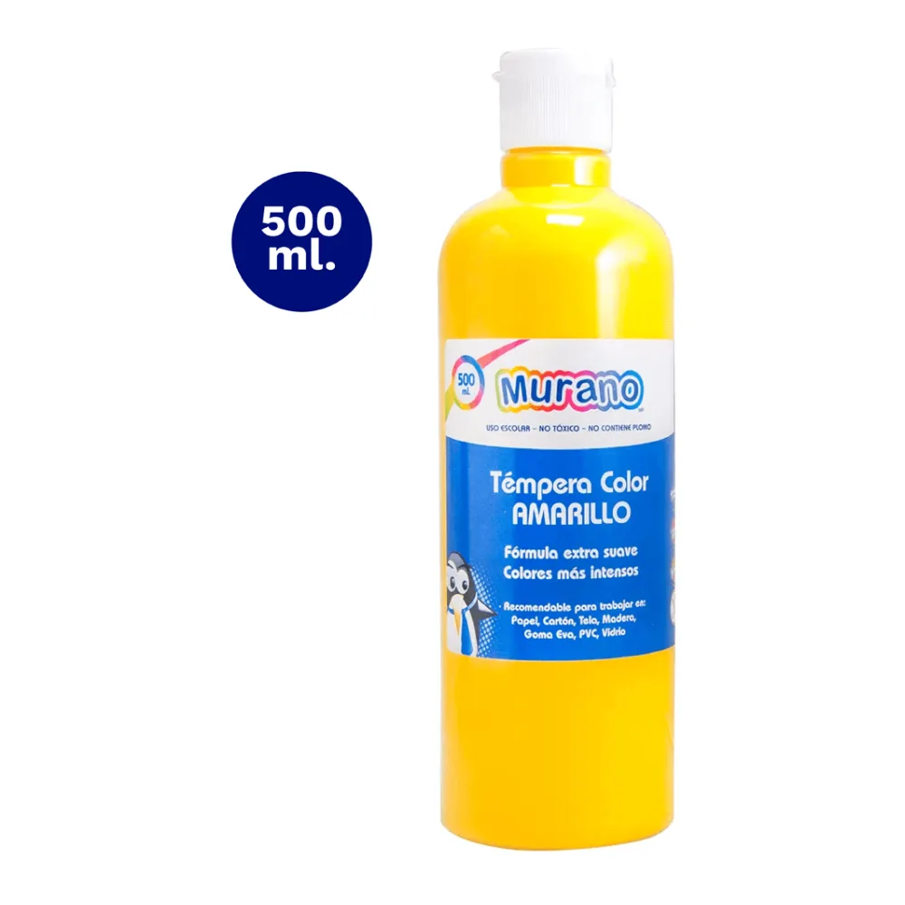 Tempera 500 Ml Amarillo Murano