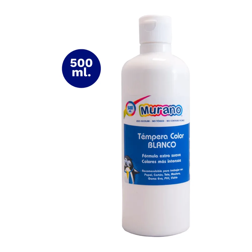 Tempera 500 Ml Blanco Murano