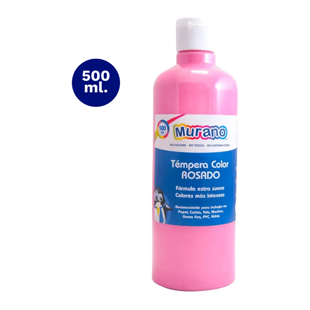 Tempera 500 Ml Rosado Murano