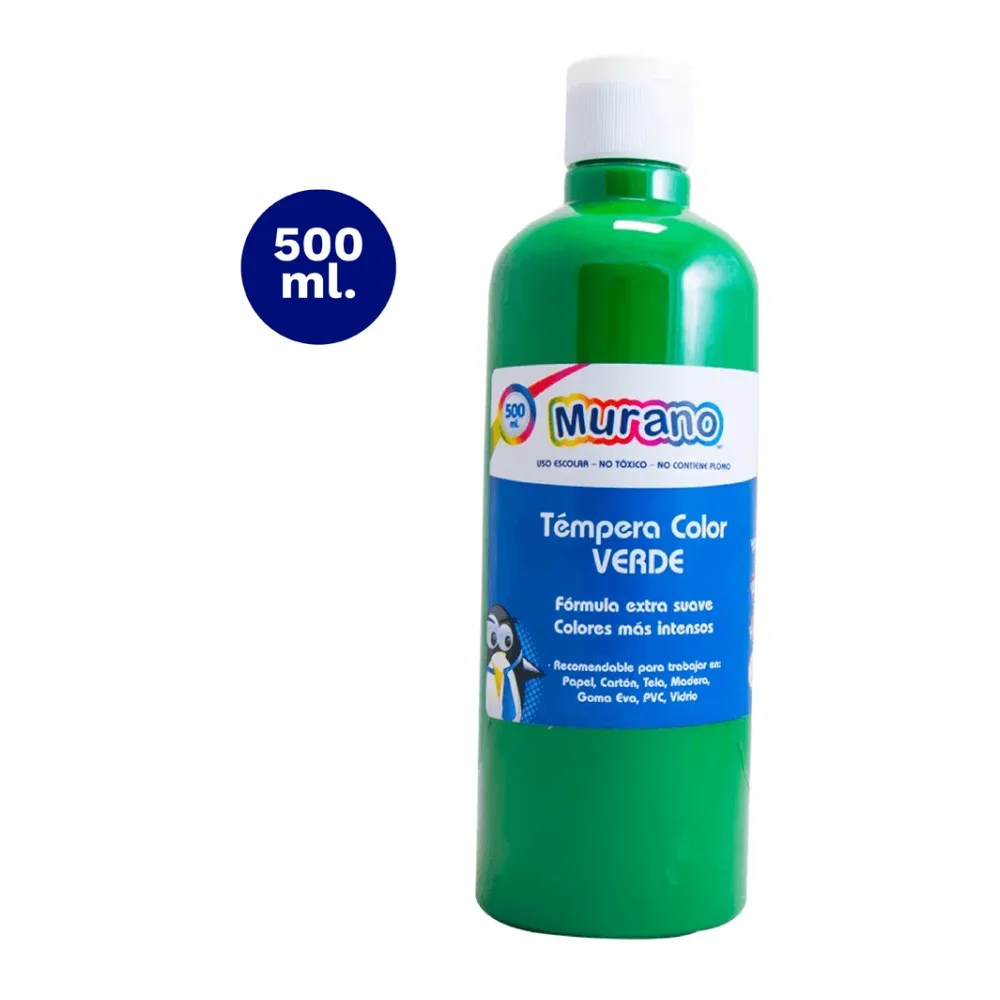 Tempera 500 Ml Verde Murano