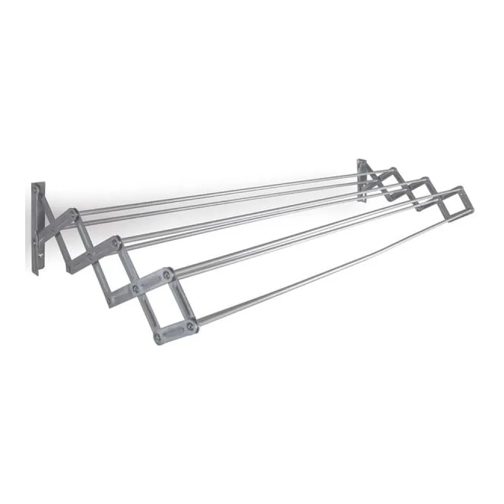Tendedero Pared 1.20M Aluminio Mor