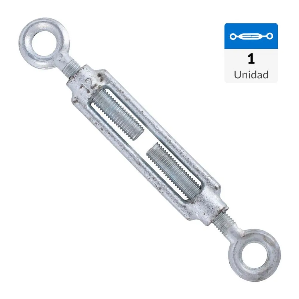 Tensor Ojo-ojo 3/8" Acero Gris Fixser