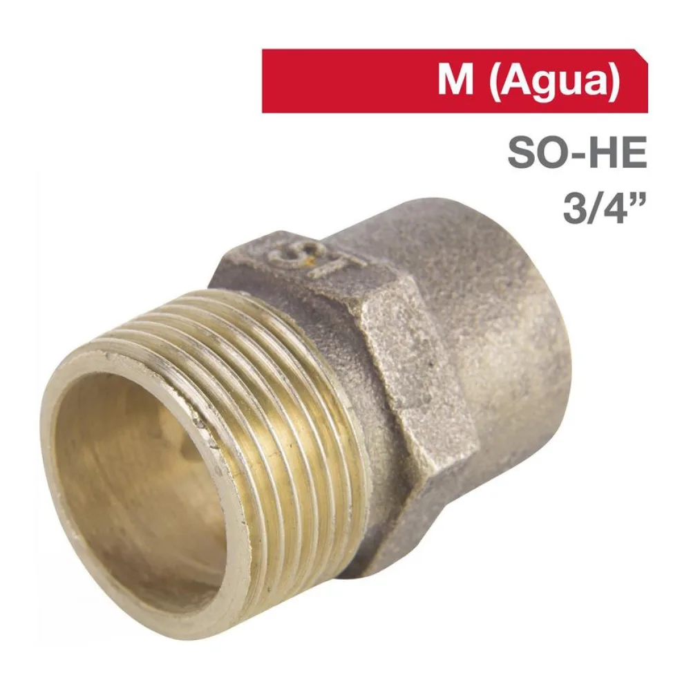 Terminal Bronce So-he 3/4" 1U Stretto