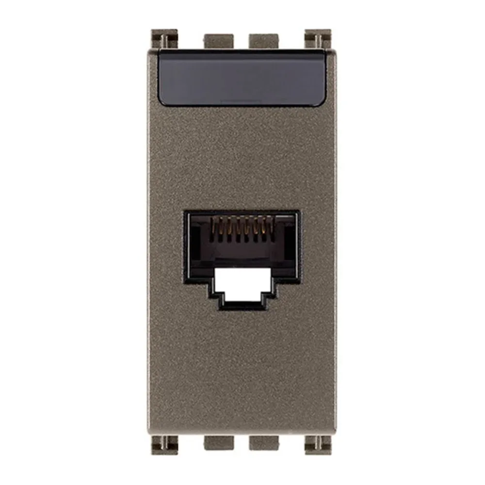 Toma RJ45 Netsafe CAT6A Utp Gris 193391576 Vimar