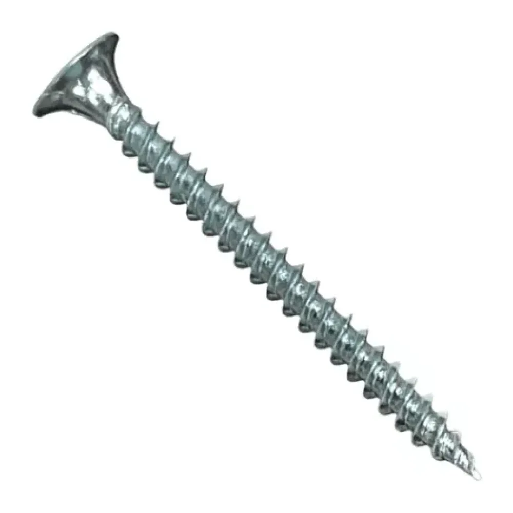 Tornillo Volcanita Punta Fina Zincado 6X1 1 5/8" (caja 100 Unidades)