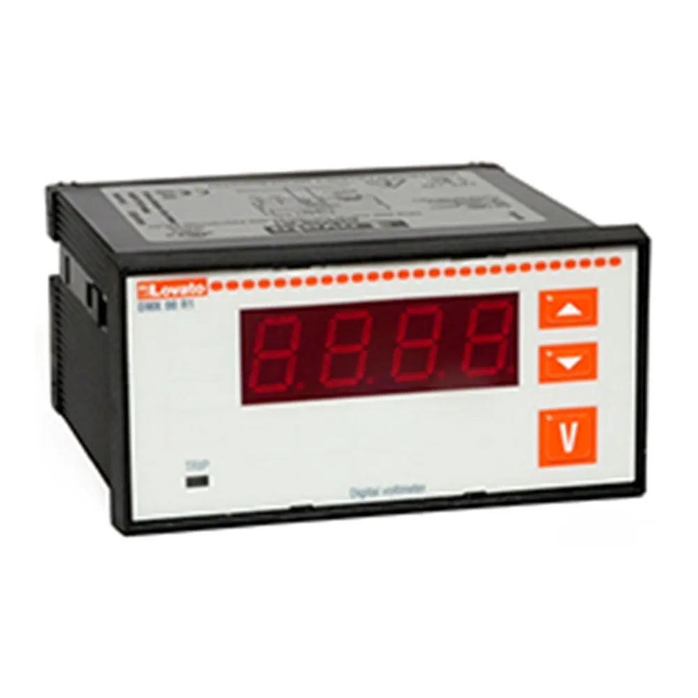 Voltimetro Digital Monofasico Empotrable 96X48MM, con Rele de Salida, Lovato DMK00R1 208923772 Lovato