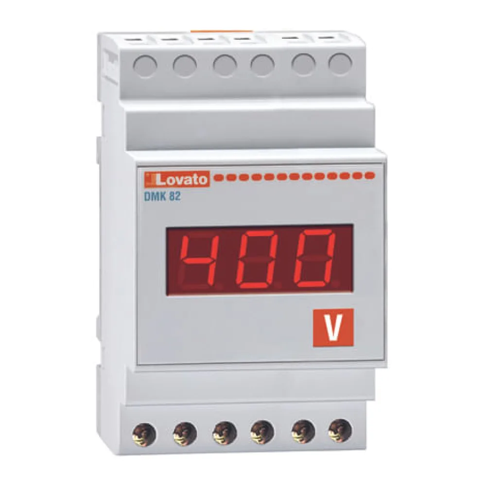 Voltimetro O Amperimetro Digital Monofasico, Montaje Din, Lovato DMK82 208924172 Lovato