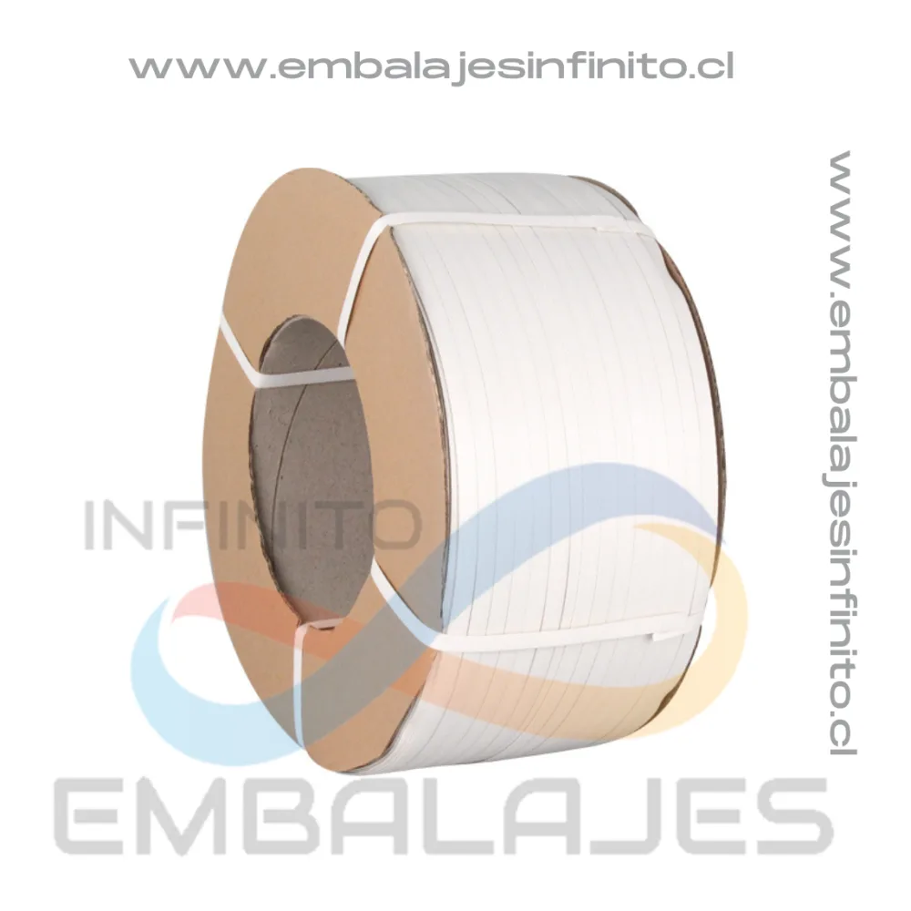 Zuncho Plástico Transparente 12MM X 0.50 X 3000MTS
